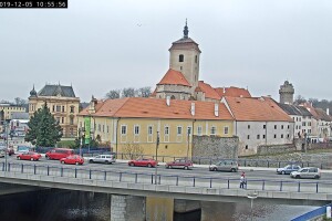 Средневековый замок, Страконице, Чехия - веб камера