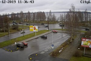 Перекресток улицы Московская и улицы Набережная Варкауса, Петрозаводск - веб камера
