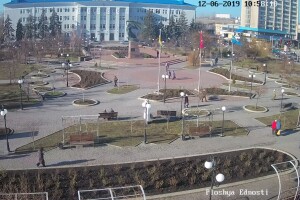 Площадь первой Бердянской Рады, Украина - веб камера
