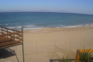 Пляж, Теологос, Родос - веб камера