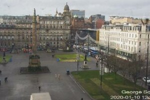 Площадь Джордж-сквер, Глазго, Шотландия - веб камера