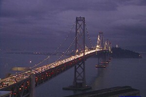 Мост между Сан-Франциско и Оклендом, Калифорния - веб камера