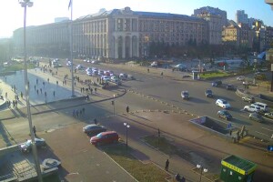 Майдан Незалежности, Киев, Украина - веб камера