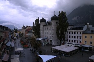 Панорама города Лиенц, Австрия