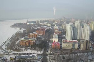 Набережная и панорама, Хабаровск - веб камера
