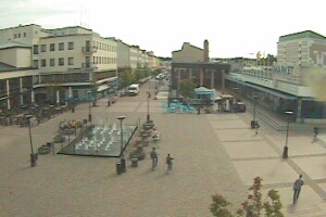 Главная площадь, Каяни, Финляндия - веб камера