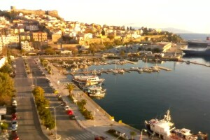 Морской порт, Кавала, Греция - веб камера