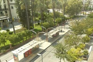 Площадь Херес (Puerta de Jerez), Севилья, Испания - веб камера
