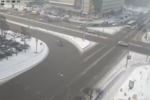 Перекресток улиц Карла Маркса и Вейнбаума, Красноярск - веб камера