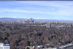 Панорама города Денвер, Колорадо - веб камера