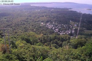 Панорамный вид №2 с башни Klems-Hill, Порт-Вила, Вануату - веб камера