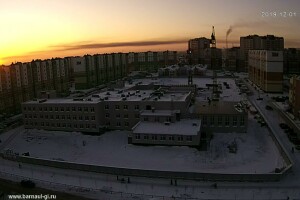 Строительство средней школы в квартале 2023, Барнаул - веб камера