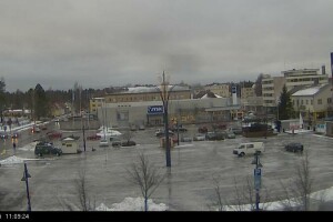 Главная площадь, Пиексамяки, Финляндия - веб камера