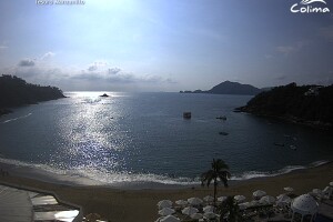 Пляж, Мансанильо, Мексика - веб камера