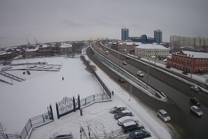 Улица Анри Барбюса и Новый мост, Астрахань - веб камера
