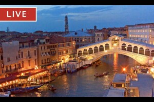 Мост Риальто в Венеции, Венеция, Италия - веб камера