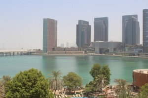 Панорама из отеля Le Meridien, Абу-Даби, ОАЭ - веб камера