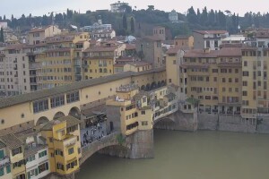 Мост Понте Веккьо, Флоренция, Италия - веб камера