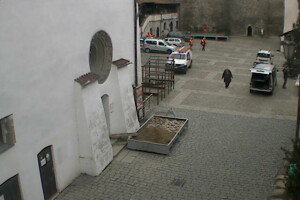 Вход в замок, Страконице, Чехия - веб камера