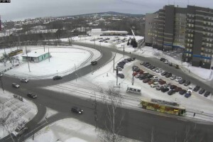 Перекресток улиц Ломоносова Островского, Нижний Тагил - веб камера