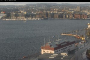 Залив Осло и город, Норвегия - веб камера