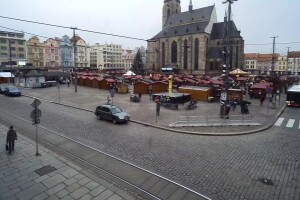 Главная площадь, Пльзень, Чехия - веб камера