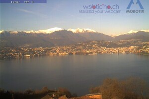 Озеро Лугано, Швейцария - веб камера