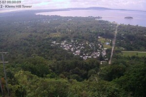Панорамный вид с башни Klems-Hill, Порт-Вила, Вануату - веб камера