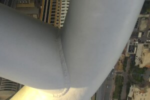 Панорама с небоскреба Princess Tower, Дубай, ОАЭ - веб камера