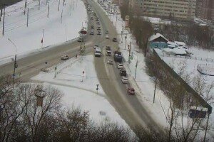 Перекресток улиц Первомайская и Героев Революции, Новосибирск - веб камера