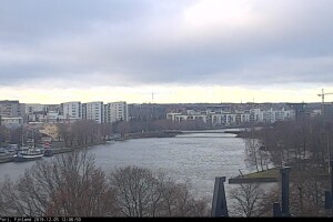 Река Кокемяэнйоки, Пори, Финляндия - веб камера