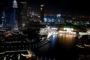 Бурдж-Халифа, фонтаны, Дубай Молл, Дубай, ОАЭ - веб камера