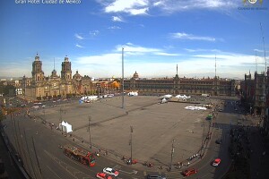 Площадь Сокало, Мехико, Мексика - веб камера