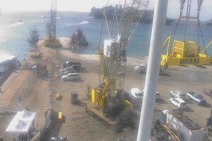 Морской порт, грузовой причал, Джорджтаун, Каймановы острова - веб камера