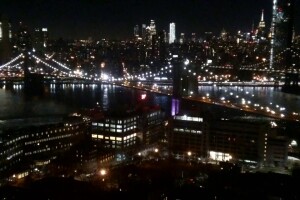Манхэттен и Бруклинский мост, Бруклин, Нью-Йорк - веб камера