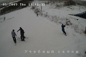 Учебный горнолыжный склон, Новинки, Нижегородская область - веб камера