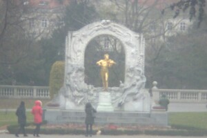 Памятник Иогану Штраусу, Вена, Австрия