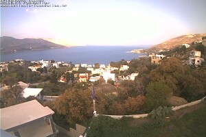 Панорамный вид на море, Лерос, Греция - веб камера
