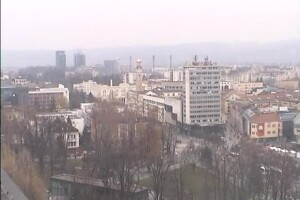 Панорамный вид на город с высоты, Баня-Лука, Босния и Герцеговина - веб камера