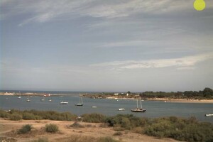 Панорамный вид на океан, Тавира, Португалия - веб камера