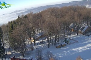 Вид с горы Кекестето, Матра, Венгрия - веб камера