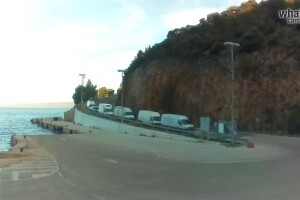 Паромный порт, Црес, Хорватия - веб камера