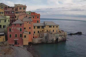 Пляж, Генуя, Италия - веб камера