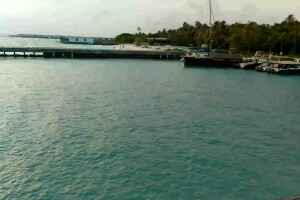 Порт, остров Амила, Мальдивы - веб камера