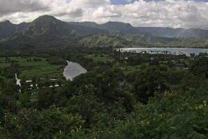 Река Ханалеи, Кауаи, Гавайские острова - веб камера