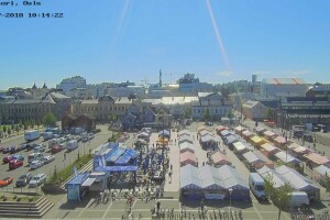 Рыночная площадь, Оулу, Финляндия - веб камера