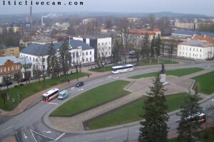 Площадь Освобождения, Резекне, Латвия - веб камера