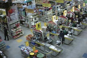 Кассы гипермаркета, Усть-Каменогорск, Казахстан - веб камера