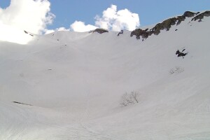 Вид на Роза Пик, Роза Хутор, Сочи - веб камера