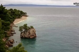 Пляж Пунта Рата и Камень Брела, Хорватия - веб камера